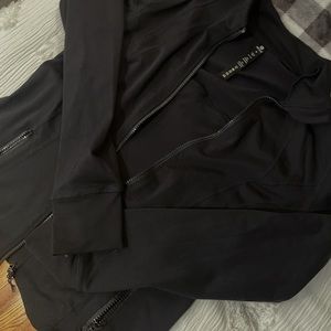 Lulu Lemon Dupe!!! Black Workout Zip Up Jacket